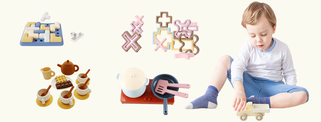 Ensemble de vaisselle de silicone