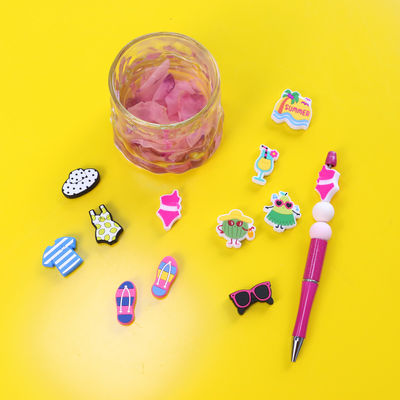 Perle molle non toxique de dentition de silicone écologique pour la fabrication de stylos