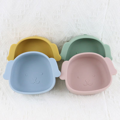 La cuvette de silicone de modèle de chien a placé doucement confortable pour l'enfant de bébé