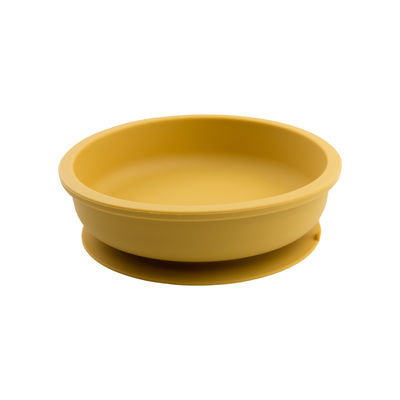 La cuvette de silicone d'aspiration de catégorie comestible a placé pour l'alimentation d'enfant en bas âge de bébé