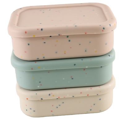 gamelle pliante de silicone de 800ml 1200ml pour le bento extérieur de bureau