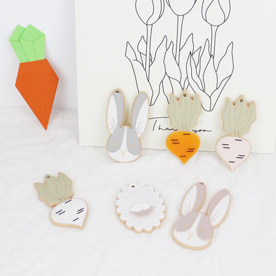 Moutons Bunny Personalised Silicone Teether BPA libre pour le bébé nouveau-né