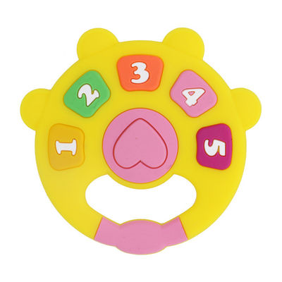 Bébé sûr Teether de silicone de catégorie comestible écologique pour l'enfant en bas âge