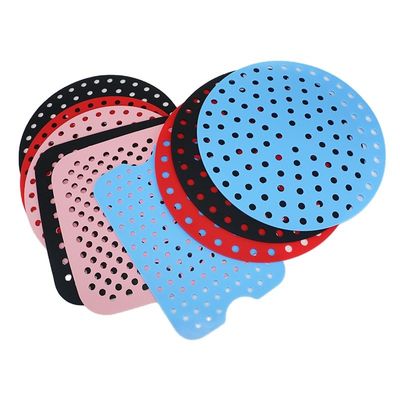 Ensemble réutilisable fait sur commande de vaisselle de cuisine de silicone, protection de silicone de friteuse d'air autour de forme carrée