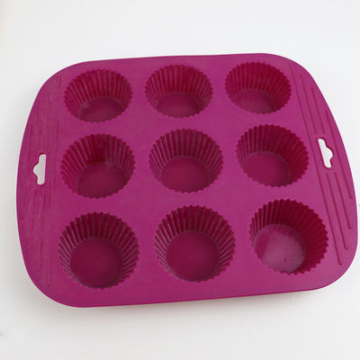 Mini moules non toxiques de beignet de silicone pour la fabrication de pain de petit gâteau
