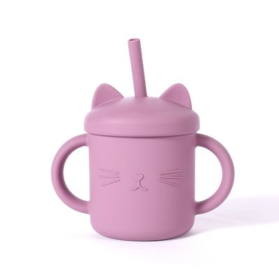 Tasse pour enfants en silicone haute durabilité avec matériau flexible