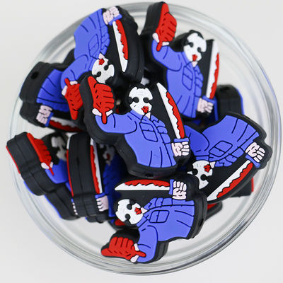 La dentition sûre de silicone de 100% perle non-toxique pour des bébés et badine les perles focales de silicone de DIY Halloween
