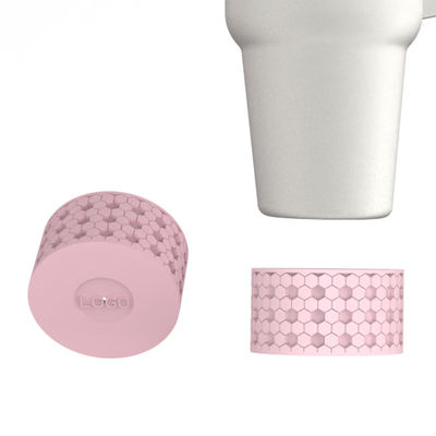 Coupe en silicone 3D personnalisée Bouteille de bottes de pare-chocs Manche pour 20 30 40 oz Tumbler avec poignée coupe couvercle en silicone bouteilles couvercle inférieur
