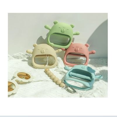 PAISEN personnalisé dentifrice doux jouet dentifrice gants nouveau-né BPA gratuit bébé silicone dentifrice gant pour bébés