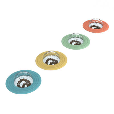 Jouets de puzzles de chiots en silicone Jouets stimulants pour les chiens Difficile de les occuper Jeux de chiens ennuyés Jouets pour nourrir les chiens