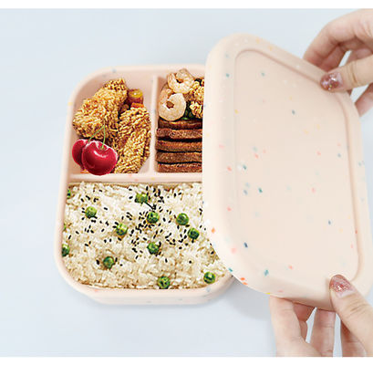 qualité  Sustainable Silicone Food Storage Container For Students Workers ODM usine