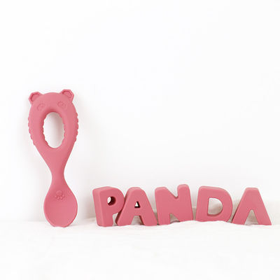 Cuillère de silicone de catégorie comestible de cuillère de bébé de nouveau venu avec les enfants écologiques d'enfant en bas âge alimentant à bébé la cuillère animale de silicone de style