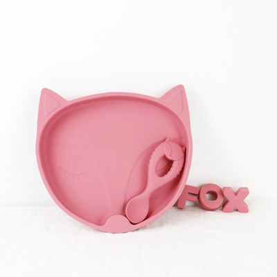 Cuillère de silicone de catégorie comestible de cuillère de bébé de nouveau venu avec les enfants écologiques d'enfant en bas âge alimentant à bébé la cuillère animale de silicone de style