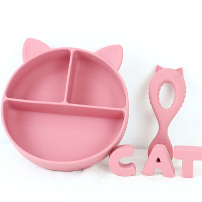 Cuillère de silicone de catégorie comestible de cuillère de bébé de nouveau venu avec les enfants écologiques d'enfant en bas âge alimentant à bébé la cuillère animale de silicone de style