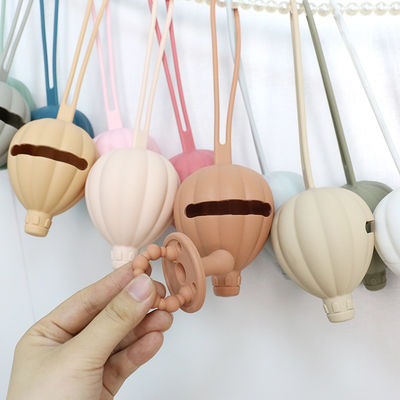 Caisse chaude de tétine de silicone de ballon à air, OEM factice écologique de caisse de support