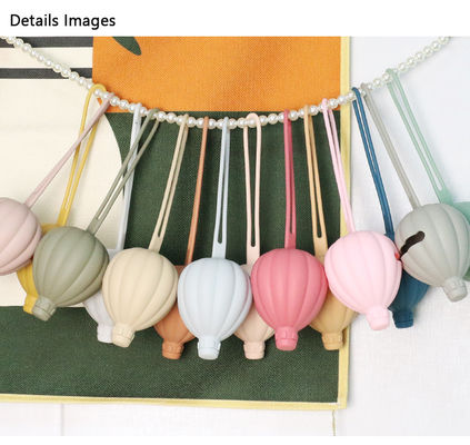Caisse chaude de tétine de silicone de ballon à air, OEM factice écologique de caisse de support