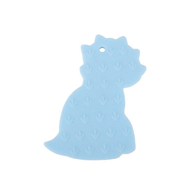 Silicone personnalisé par bébé coloré Teether avec le cheval Dino Shape de moutons