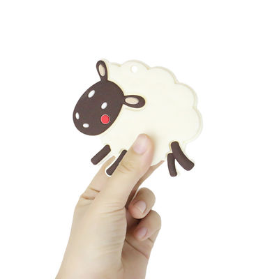 Silicone personnalisé par bébé coloré Teether avec le cheval Dino Shape de moutons