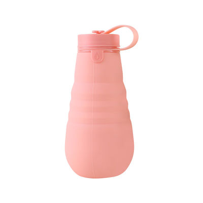 Doux de bouteille d'eau de silicone d'ODM d'OEM 500Ml pliable pour le fonctionnement