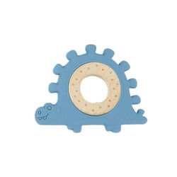 Bracelet en bois de jouets de couleur d'enfants multi de silicone pour le nourrisson