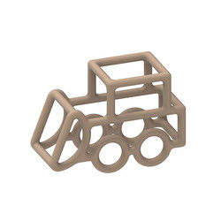 Le silicone de bébé de forme de voiture joue le matériel non-toxique multi de catégorie comestible de couleur