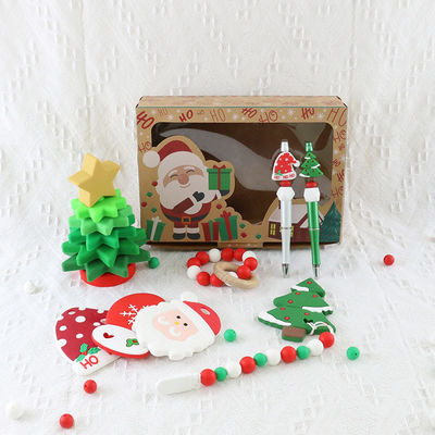 Jouets de silicone de bébé de catégorie comestible d'OEM écologiques pour l'empilement d'arbre de Noël