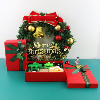 Jouets libres de silicone de bébé de BPA, empileur d'arbre de Noël pour des enfants Teether