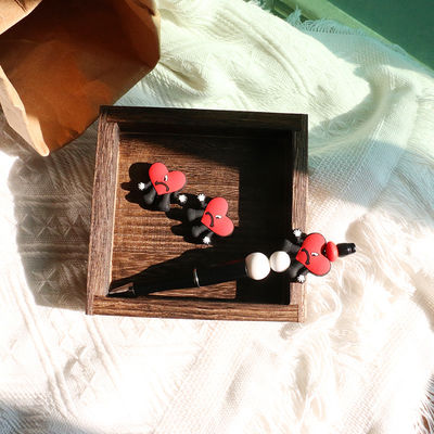 Mauvais matériel de catégorie comestible de Bunny Custom Silicone Focal Beads pour Pen Making