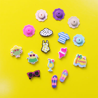 Perles faites sur commande de silicone de faire ses dents avec la forme de maillot de bain de bikini de lunettes de soleil d'été