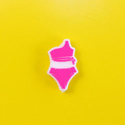 Perles faites sur commande de silicone de faire ses dents avec la forme de maillot de bain de bikini de lunettes de soleil d'été