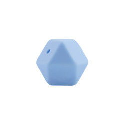 sécurité écologique de perle de dentition de silicone d'hexagone de 17mm masticable pour la dentition de bébé