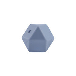 sécurité écologique de perle de dentition de silicone d'hexagone de 17mm masticable pour la dentition de bébé