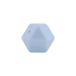 sécurité écologique de perle de dentition de silicone d'hexagone de 17mm masticable pour la dentition de bébé
