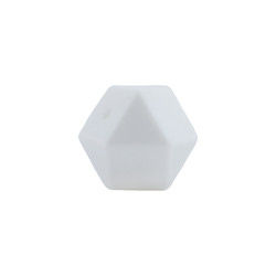 sécurité écologique de perle de dentition de silicone d'hexagone de 17mm masticable pour la dentition de bébé