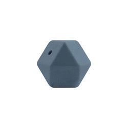 sécurité écologique de perle de dentition de silicone d'hexagone de 17mm masticable pour la dentition de bébé