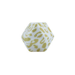 sécurité écologique de perle de dentition de silicone d'hexagone de 17mm masticable pour la dentition de bébé