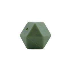 sécurité écologique de perle de dentition de silicone d'hexagone de 17mm masticable pour la dentition de bébé