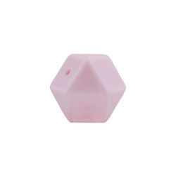 sécurité écologique de perle de dentition de silicone d'hexagone de 17mm masticable pour la dentition de bébé