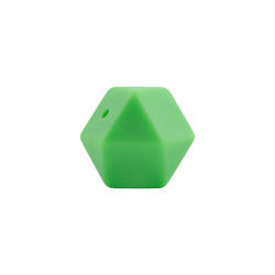 sécurité écologique de perle de dentition de silicone d'hexagone de 17mm masticable pour la dentition de bébé
