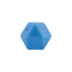 sécurité écologique de perle de dentition de silicone d'hexagone de 17mm masticable pour la dentition de bébé