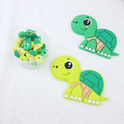 Perles animales de petit silicone, bébé Teether de perles de silicone pour le bracelet de chaînes de collier
