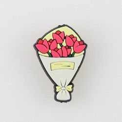 Perle rose de dentition de silicone de bijoux non toxique pour le cadeau du bébé DIY