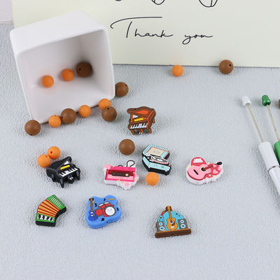 Le silicone écologique a personnalisé faire ses dents des perles pour le bracelet de Keychains