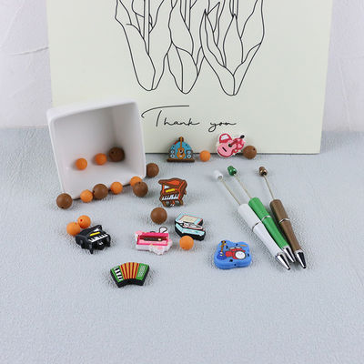 Le silicone écologique a personnalisé faire ses dents des perles pour le bracelet de Keychains
