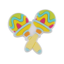 Le silicone écologique a personnalisé faire ses dents des perles pour le bracelet de Keychains