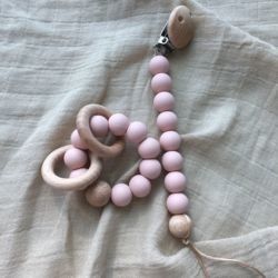 Bracelet adapté aux besoins du client de perle de dentition de silicone pour le jeu infantile d'enfants de bébé