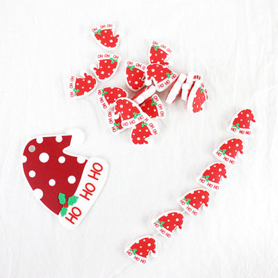 Mini Food Grade Christmas Silicone perle pour le collier de chaîne de tétine de DIY