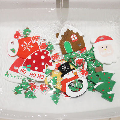 Mini Food Grade Christmas Silicone perle pour le collier de chaîne de tétine de DIY