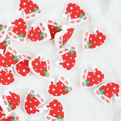 Mini Food Grade Christmas Silicone perle pour le collier de chaîne de tétine de DIY