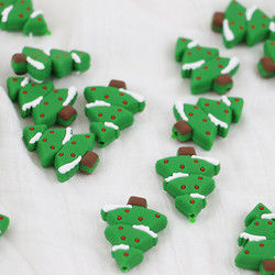 Perle BPA masticable de dentition de silicone de chapeau de Noël libre pour le bébé infantile